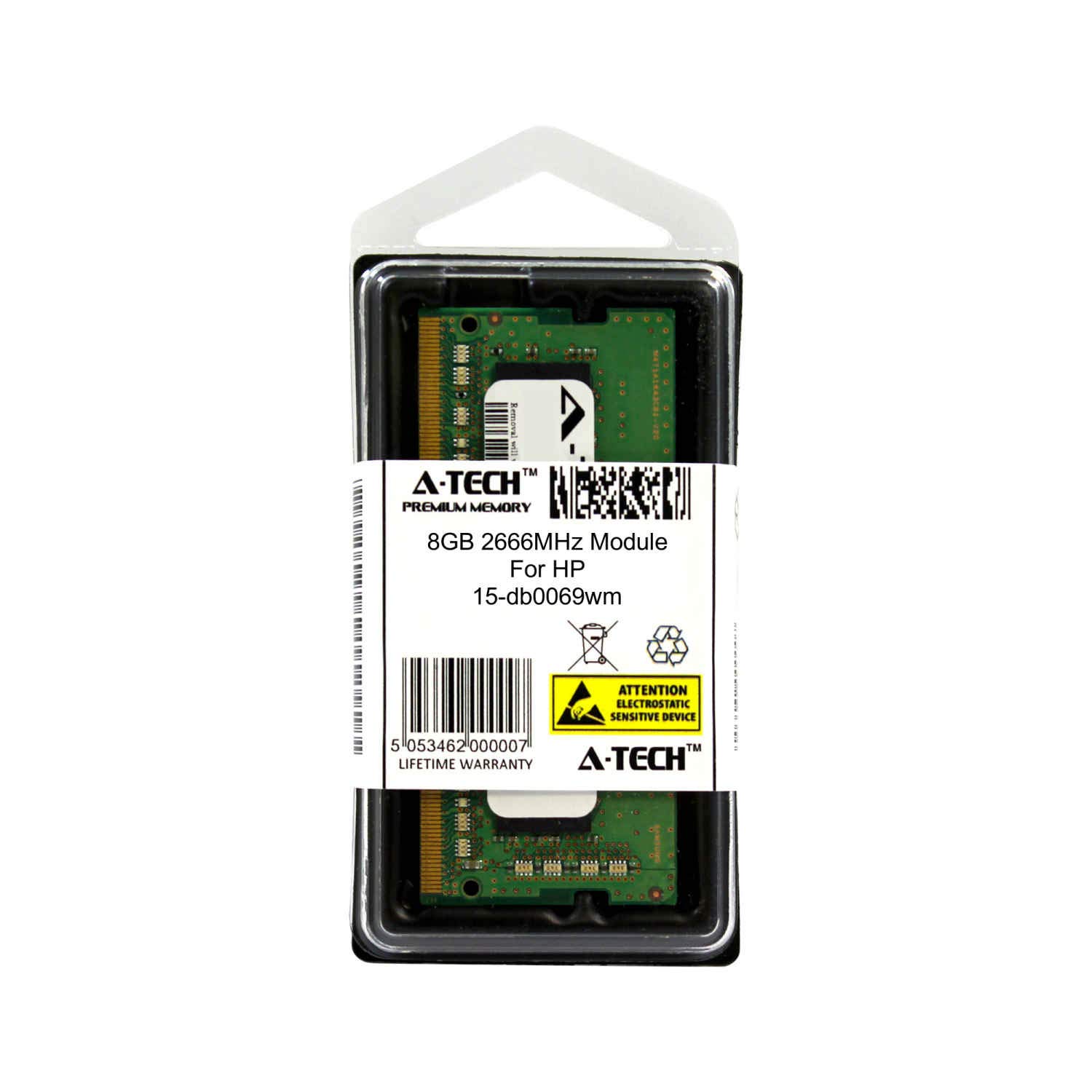 Amazon | A-Tech 8GB モジュール HP 15-db0069wm ノートパソコン